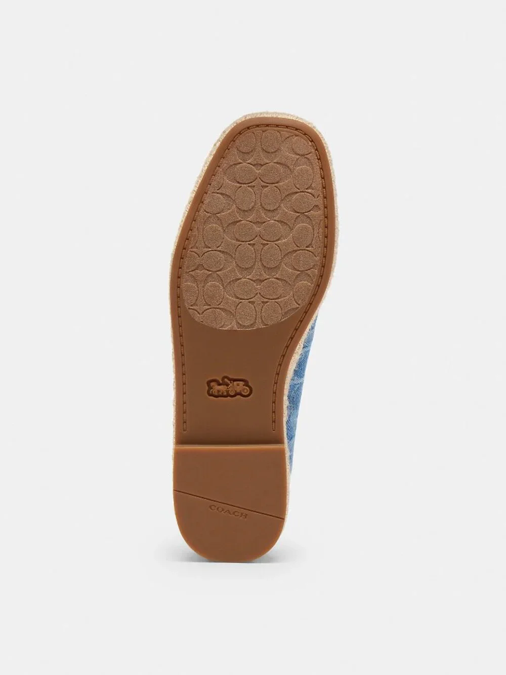 Coach Outlet Mary Jane Espadrille Sandal In Signature Denim - Picture 3 of 3